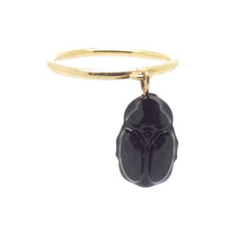 Noir Scarab Ring