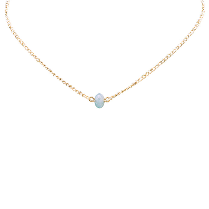 Bridal Collection Aquamarine Necklace