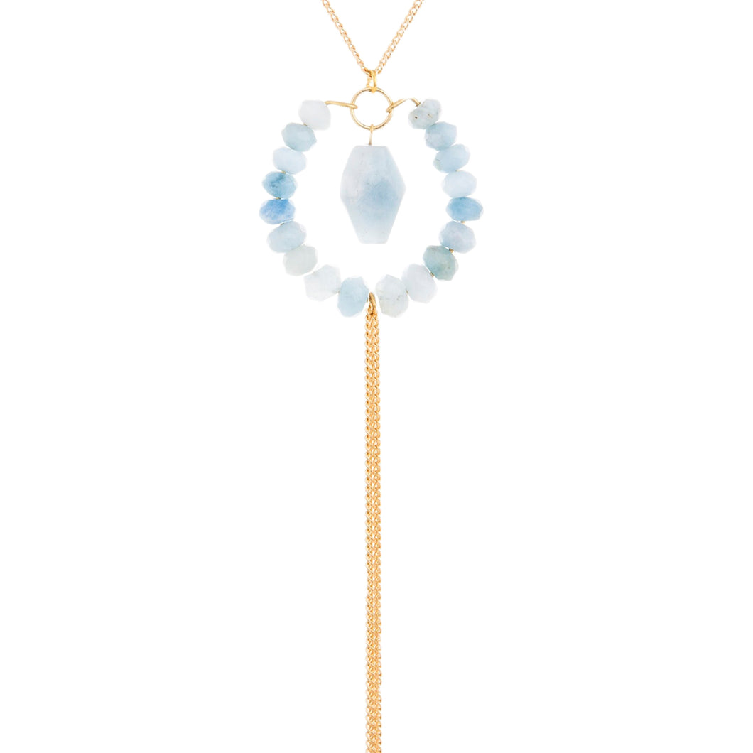 Bridal Collection Geo Aquamarine Necklace