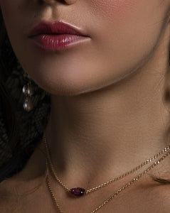Amethyst Scarab Necklace