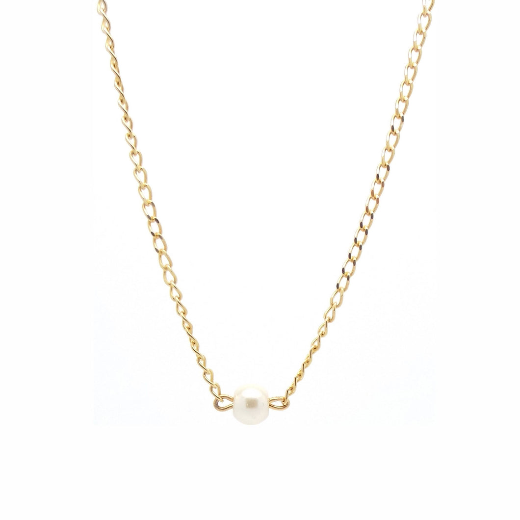 Pearl Necklace - Gold